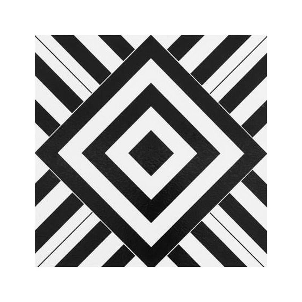 Retro 12 x 12 in. Self Adhesive Vinyl Floor Tile - Geometric - 20 sq. ft. - 20